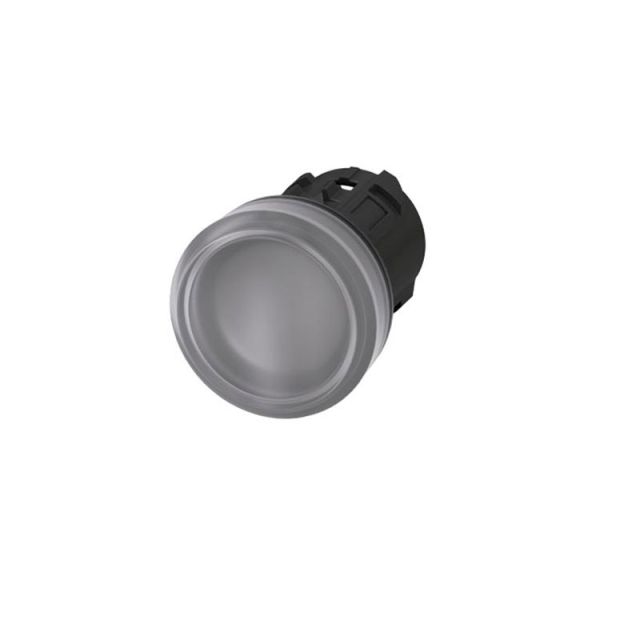 Indicator Lights 22mm Round Plastic Clear Lens Smooth 3SU1001-6AA70-0AA0