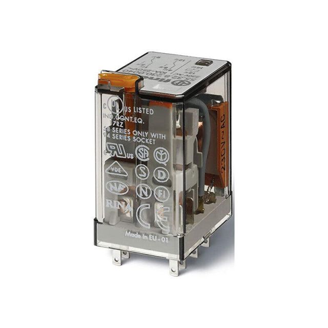 Auxilary Relay 5532 48VAC 2 Contacts with Push Button 7553280484
