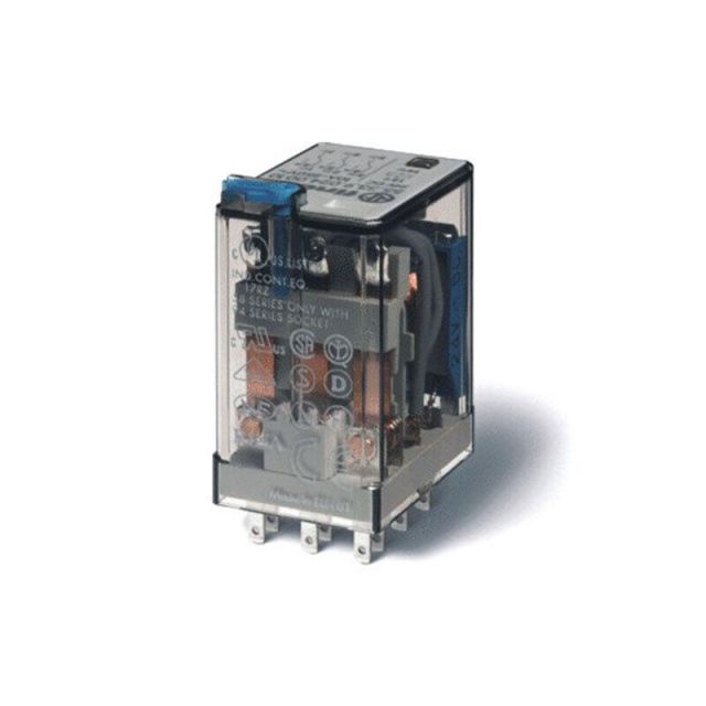 Auxilary Relay 5533 12VDC 3 Contacts with Push Button 7755339012