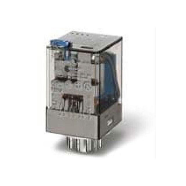 Auxilary Relay 6013 12VAC 3 Contacts with Push Button 7601380124