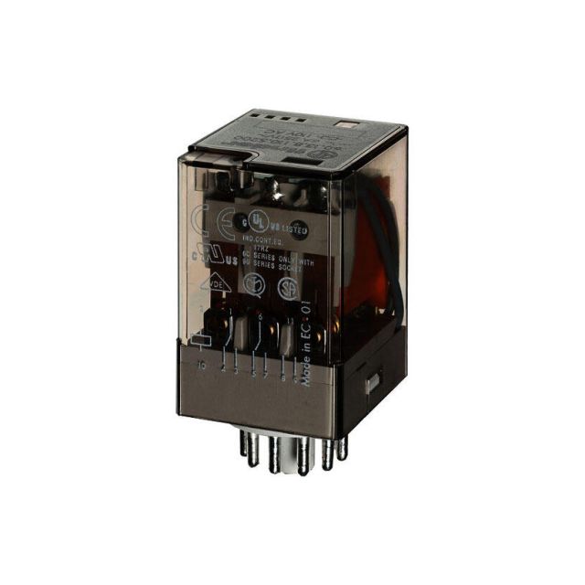 Auxilary Relay 6013 110VAC 3 Contacts with Push Button 7601381104