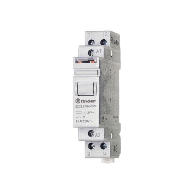 Push Relay 2022 24VAC 2 Rail Contacts 7720228024