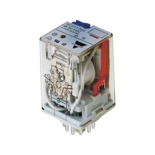 Plug-in Relay 3Ρ 12V AC 174.14.060