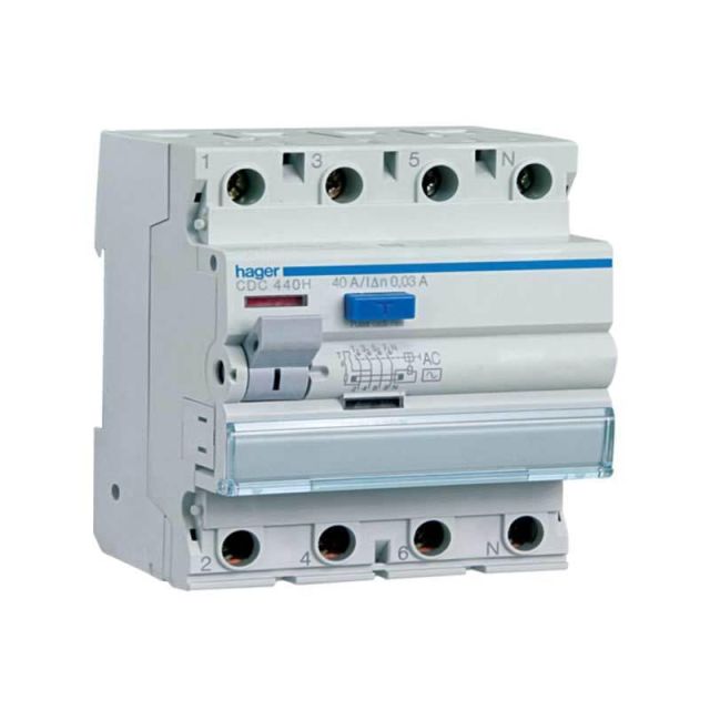 Residual Current Circuit Breaker 30mA 2x40A CDC440H