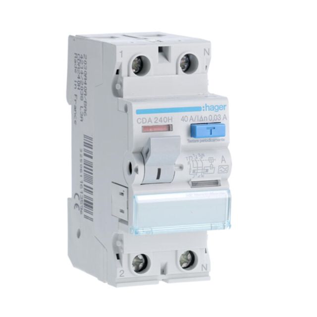 Leakage Relay Type A 30mA 2x40Α CDA240H