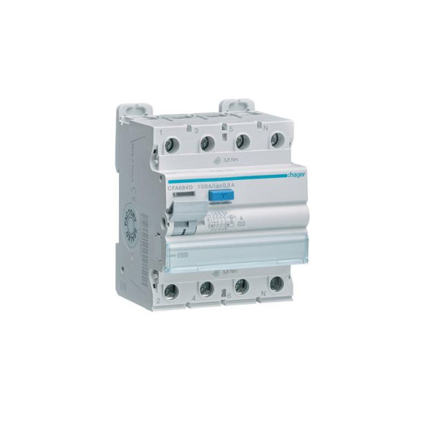 Residual Current Circuit BreakeAC 300mA 4P 100A CFA684D