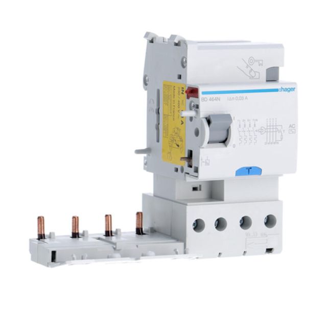 Ρελέ Διαφυγής AC Τετραπολικό 30mA 63Α BD464N