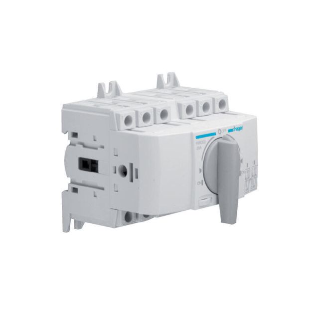 Rail Modular Change Over Switch  3x20Α HIM302