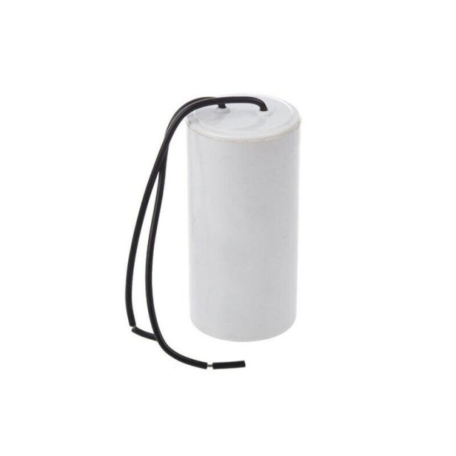 Capacitor 30ΜF Uf450V Cables COM White  MKA-MON 03.006.0188