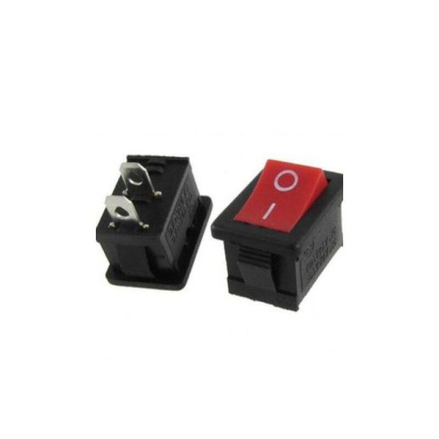 Διακόπτης On-Off 16A/250V Κόκκινος B116C1G11-21000 30103011-10-6