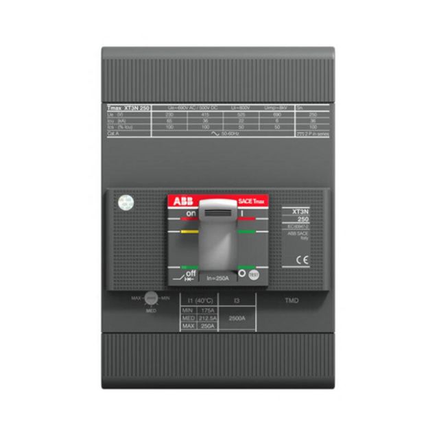 Circuit breaker 3Ρ 36kA 250A TMD XT3N250R250 FF  -  45478