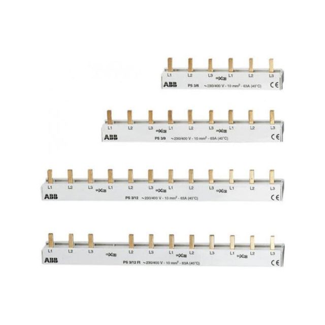 Pre-Assembled Busbar 1-Phase 12Pins Fix PS1/12 - 25016