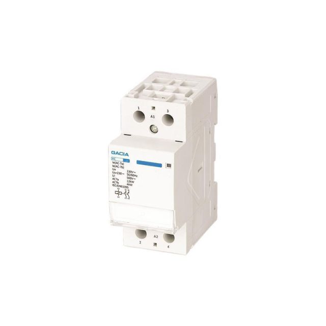 Installation Contactor 2x63A 2No 240Vac Cagia 500-37102