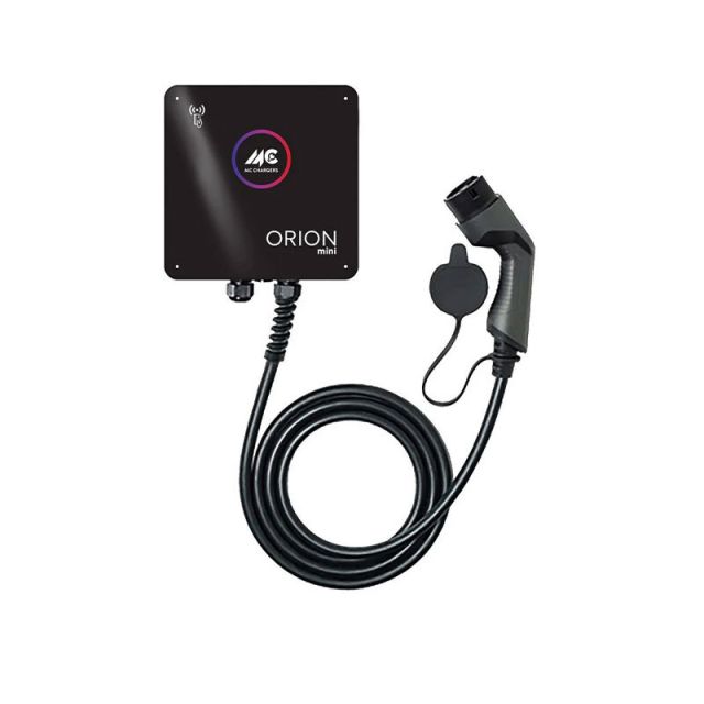 Φορτιστής Τριφασικός AC 22kW 7m Type 2 WIFI,RFID,DC 6mA Μαύρος OM-22HG-7M