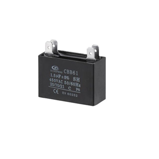 Fan Motor Run Capacitor Polypropylene Film 1.5UF 4 PINS 450V CBB61 CBB 03.006.0219
