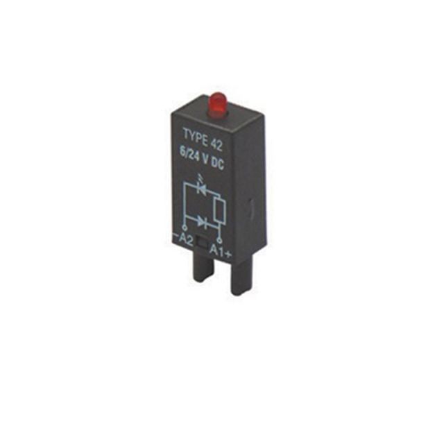 Led Module Red 6-24VDC With Diode (A1+A2-) Base Relay ES15-35-50 Type 42 ERSCE 01.077.0519