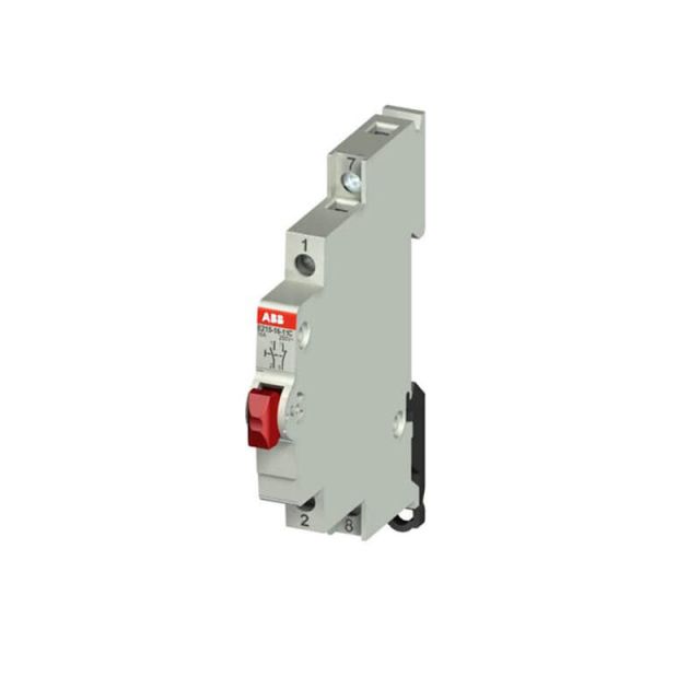 Rail Button Red Ε215-16-11C 1Α+1Κ 16 44176