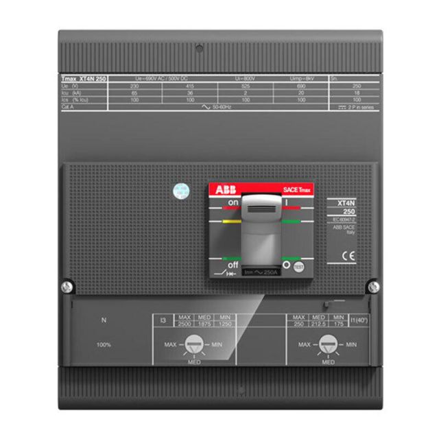 Circuit Breaker 4P Tmd N=100% FF XT4H250R200