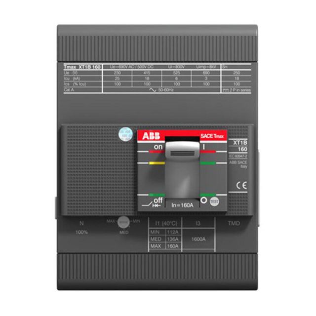 Circuit Breaker 4P Tmd N=50% FF XT1N160R125