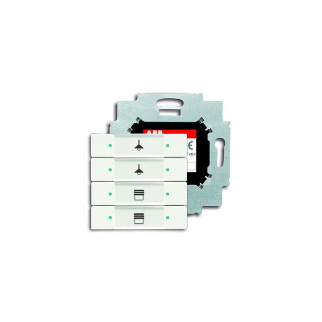 Button BCU 4/8F FM KNX 6127/01-884-500 White 48933