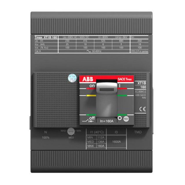 Circuit Breaker 4P TMD N=100% XT1N160R32