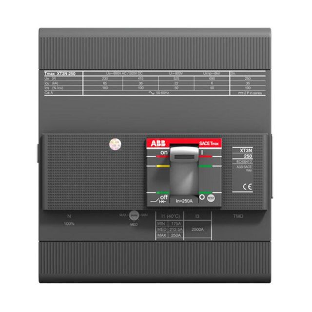 Circuit Breaker 4P FF XT3N250R80 TMD N=100% 45560