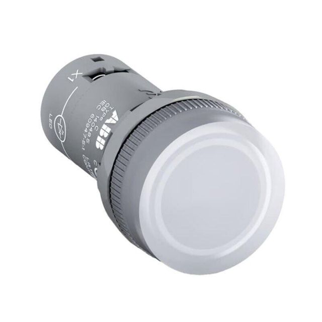 Indicator Lamp White Single Led 24VAC/DC CL2-502C 78792