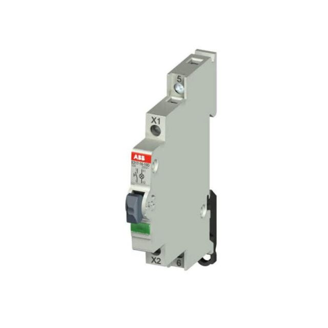 Illuminated Rail Push Button Green 1K 16A E217-16-01D 44182