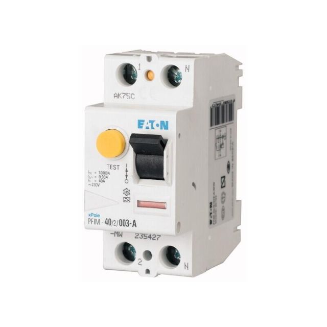 Residual Current Circuit Breaker 2-Poles 40A 30mA Type AC PFIM-40/2/003