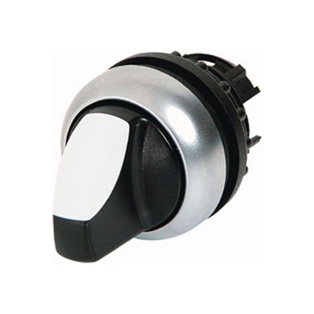 Illuminated Selector Switch Actuator 3-Position (I-0-I) White M22-WRLK3-W 216843