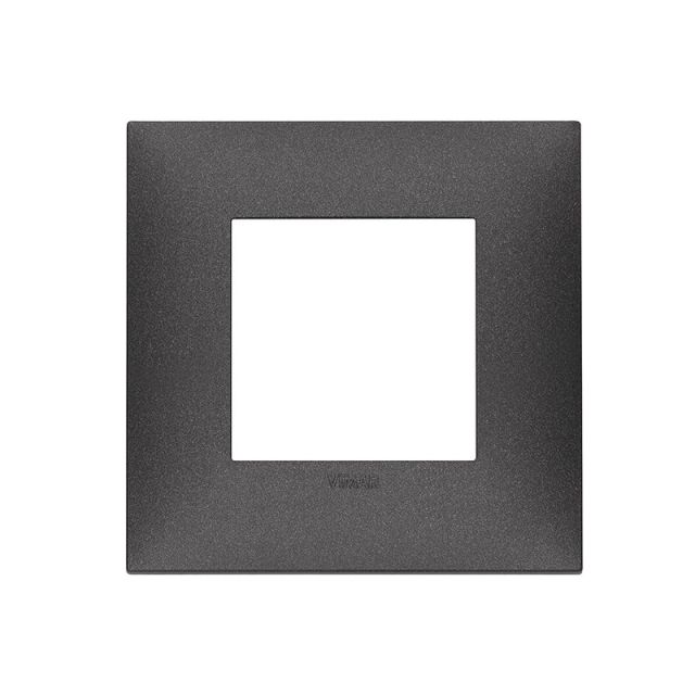 Vimar Frame 2 Modules Black Matt 09662.14