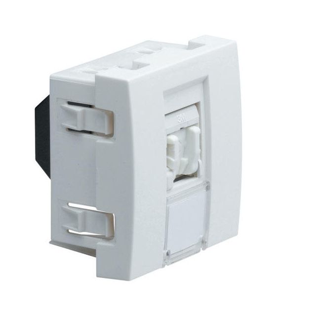 Systo RJ45 2 Socket Modules CAT6 UTP Pure White WS220