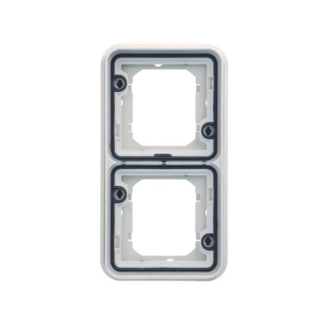 Cubyko IP55 Frame 2 Gangs White WNA408B