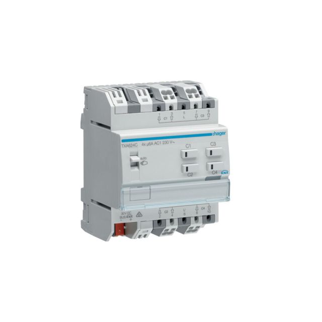 Actuator KNX 4 Rolls 230V TXA624C