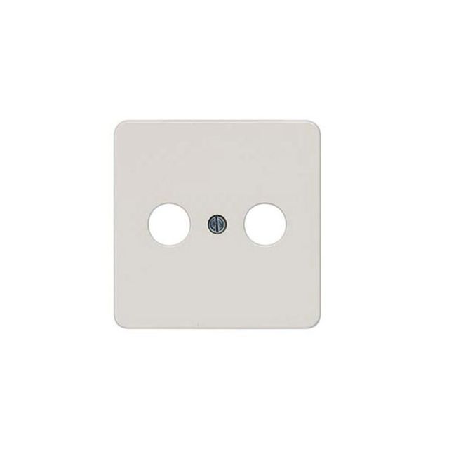 Delta TV Socket Plate White 5TG1816