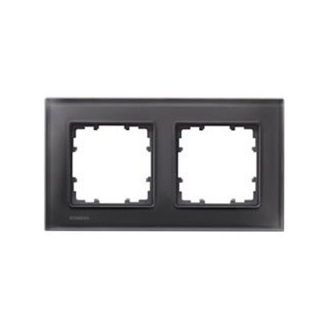 Delta Frame 2 Gangs Crystal Green 5TG1202