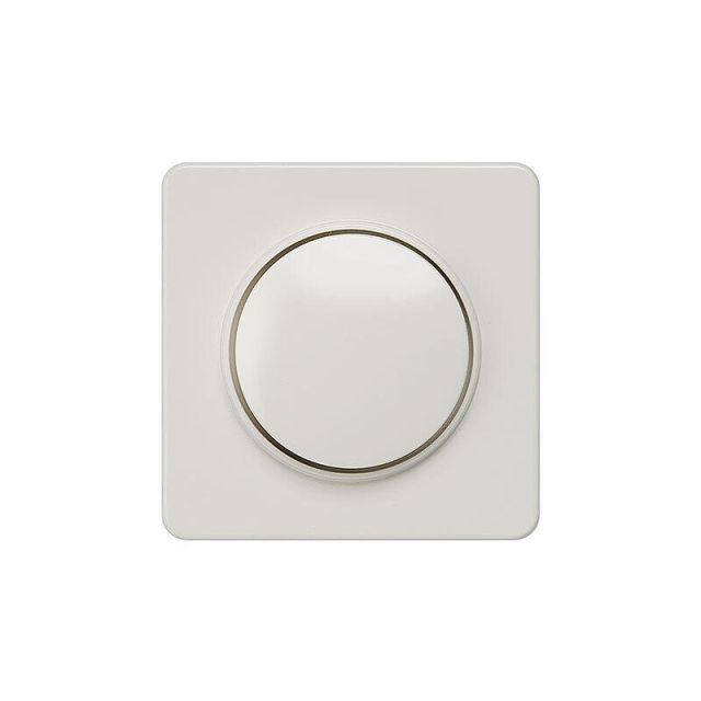 Delta Dimmer Plate Titanium White 5TC8904