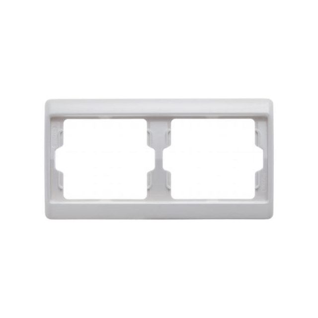 Berker Arsys Frame 2 Gangs Horizontal Polar White 13630069