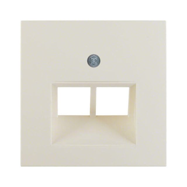 Berker S.1 Πλακίδιο Πρίζας RJ11/RJ45 Διπλό Oyster White 14098982