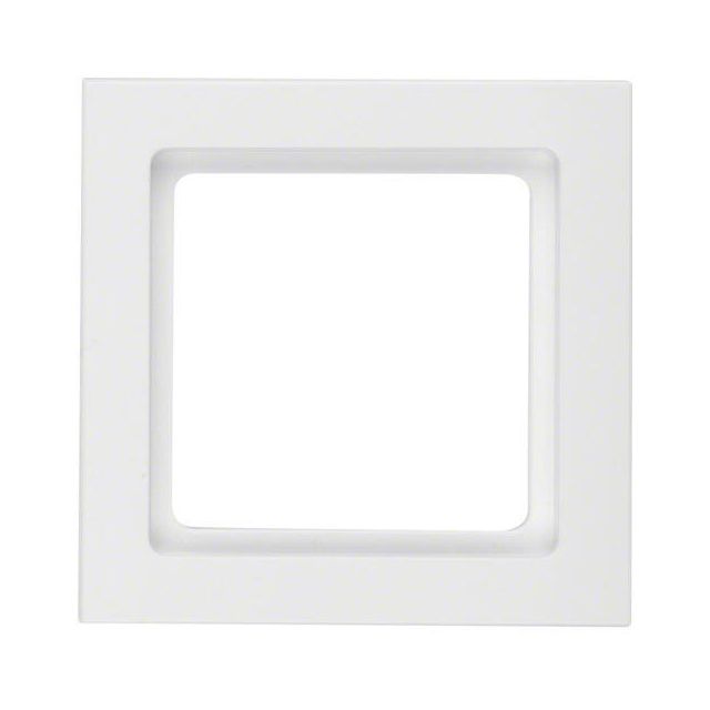 Berker Q.3 Frame 1 Gang Pure White 10116099