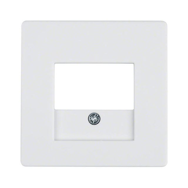 Berker Q.1 Loudspeaker 2 Gangs Socket Pure White 10336089