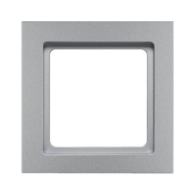 Berker Q.3 Frame 1 Gang White Aluminium 10116094