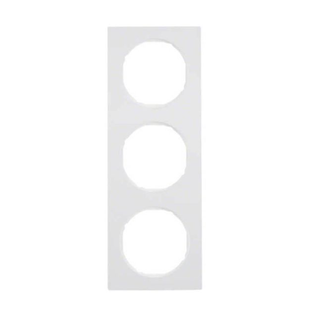 Berker R.3 Frame 3 Gangs Pure White 10132289