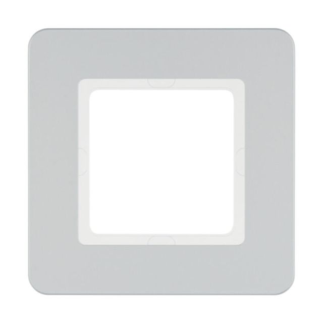 Berker Q.7 Πλαίσιο Μονό White Aluminium 10116184