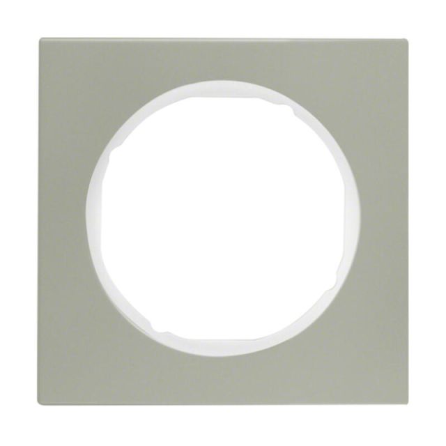 Berker K.5 Frame 1 Gang Pearl Light Gray 10112214