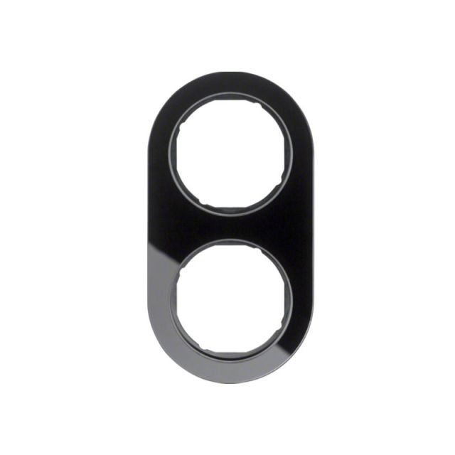 Berker R.Classic Frame 2 Gangs Black 10122016