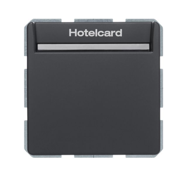 Berker Q.1 Cardswitch with Time-Delay Anthracite 16406096