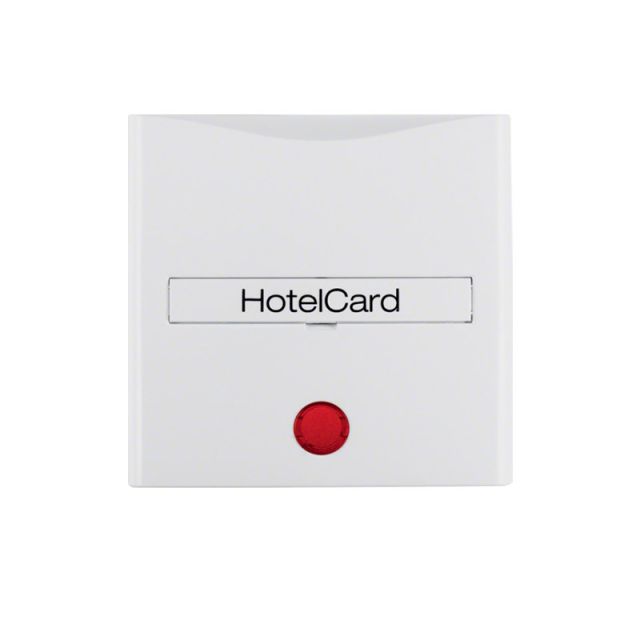 Berker S.1 Plate Cardswitch White 16408989