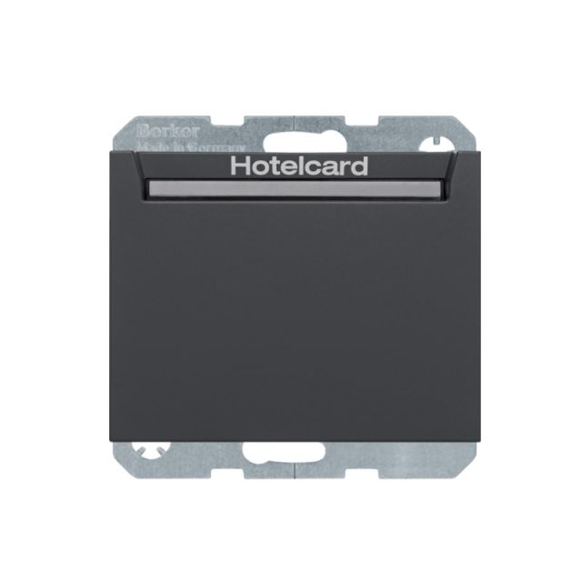 Berker K.1 Καρτοδιακόπτης με Χρονοκαθυστέρηση Ανθρακί 16417116