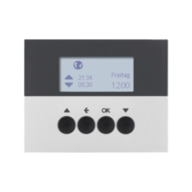 Berker K.5 Plate Time-Relay Shutters Aluminium 85741177